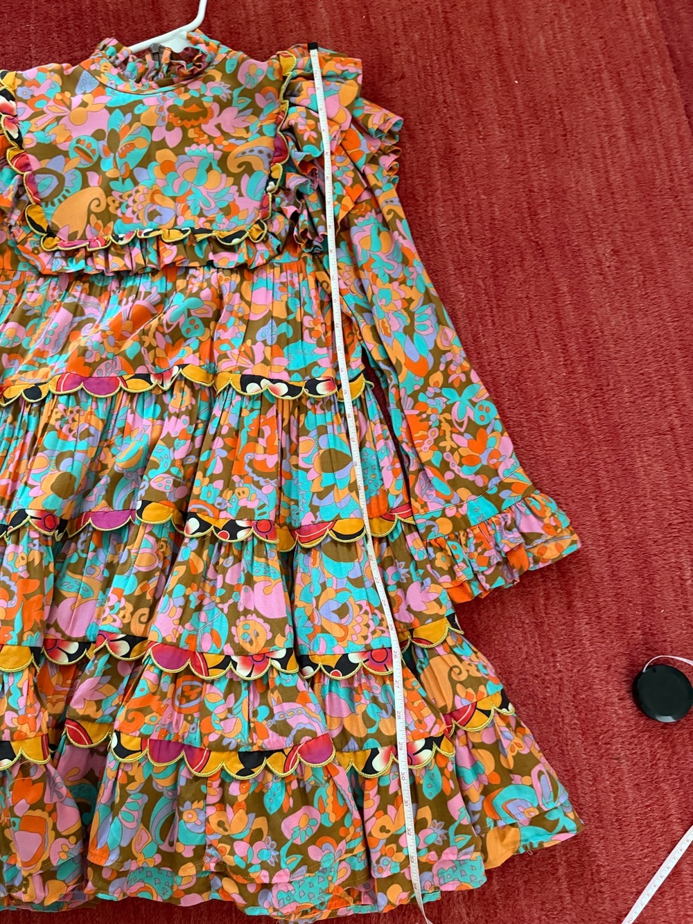 Celia B Vibrant Floral Long Sleeve Dress - Picture 8 of 8